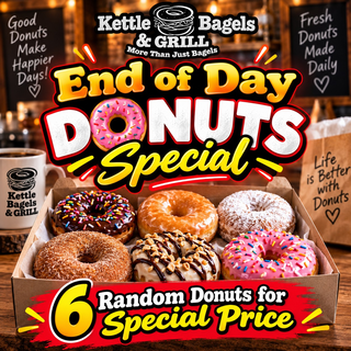 End of Day DONUTS Special (6 random donuts, 1 great price!)