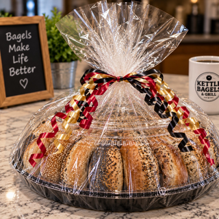 Small BAGEL Platter (11 Bagels - Two 8oz. Cream Cheese)
