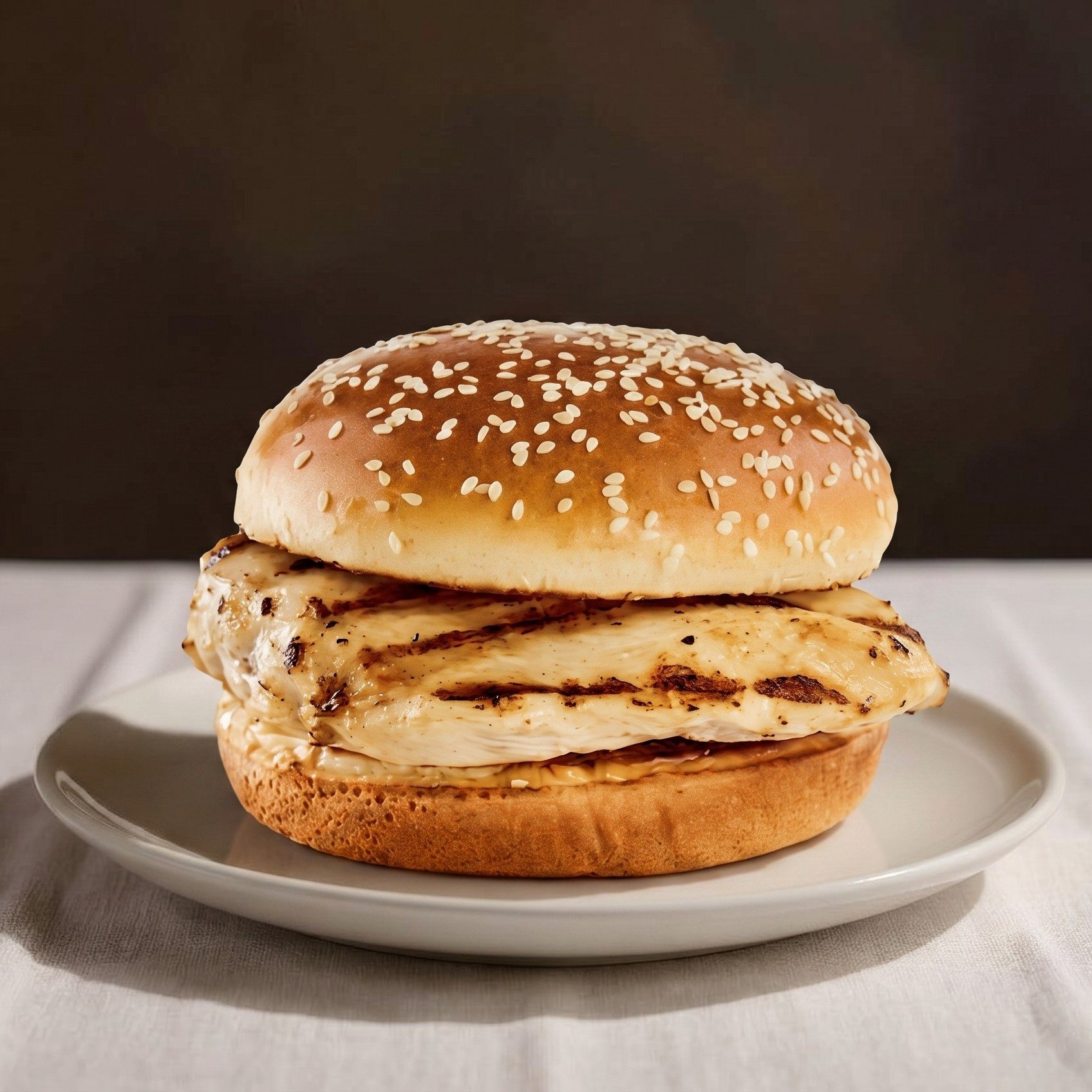 SPICY GRILLED Chicken Sandwich.