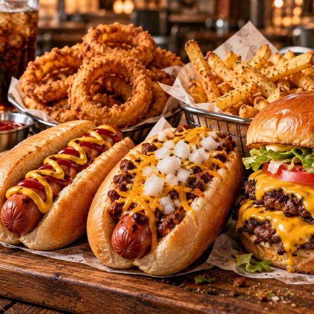 NEW ITEMS: Hot Dogs & Smash Burgers (Scroll to See Menu).