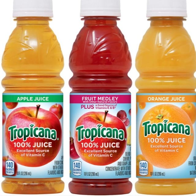 Tropicana Juices.