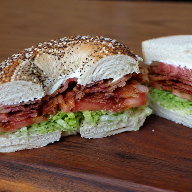 BLT (Bacon Lettuce Tomato).