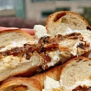 Bagel with Cream Cheese & Bacon